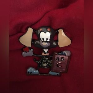 Metal Dog with School Sign